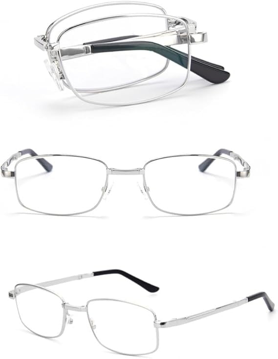 نظارات معدنية قابلة للطي اشتري واحدة و احصل على الثانية مجانا