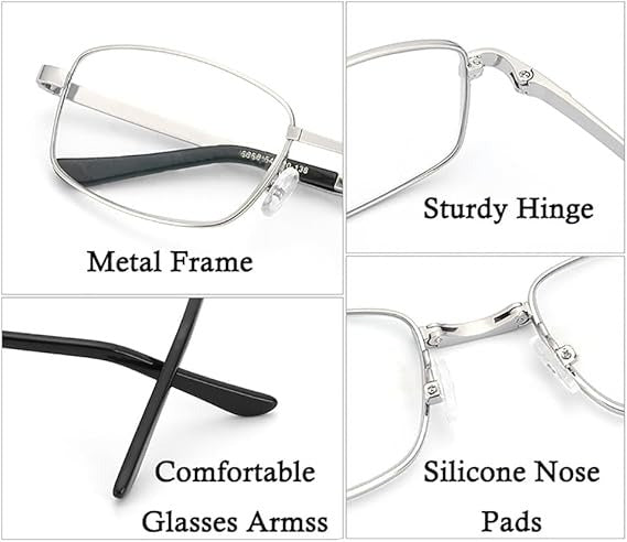 نظارات معدنية قابلة للطي اشتري واحدة و احصل على الثانية مجانا